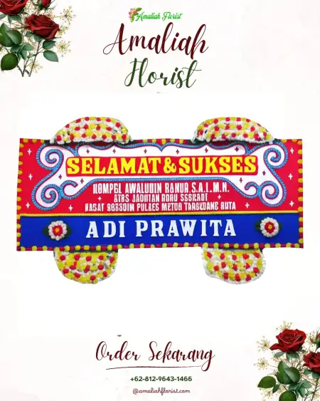 Papan Bunga Ucapan Selamat Karanglegi